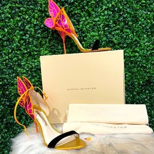 Sophia Webster Chiara Butterfly Wing Sandal, Fuchsia Brand new size 40